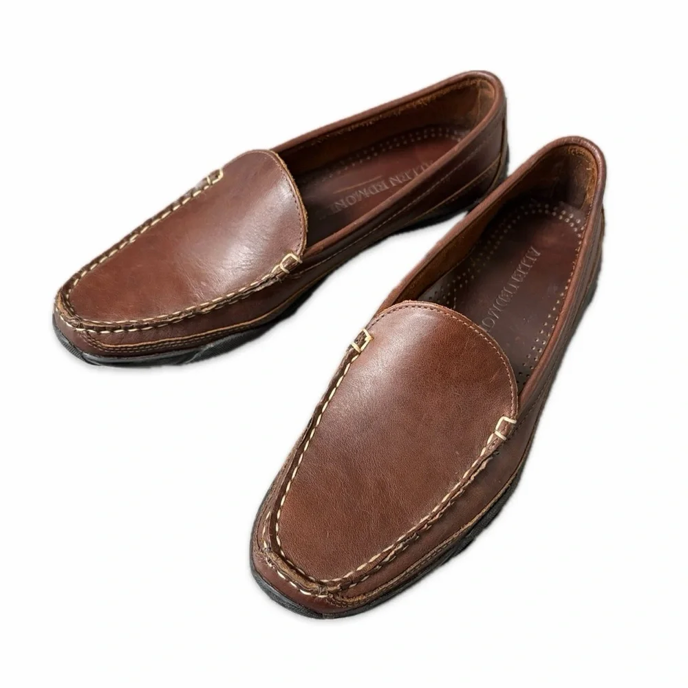 Allen Edmonds Boulder Venetian Driving Moccasin Men's Size 9.5 Brown Excellent